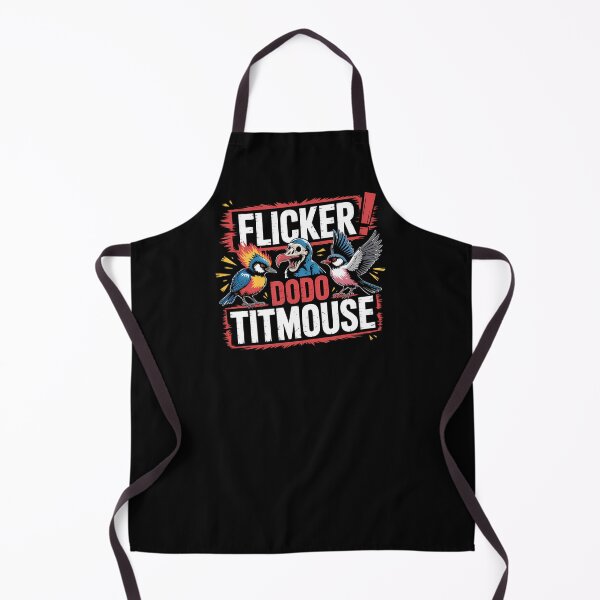 Item preview, Flicker Dodo Titmouse - This is the perfect gift for bold free-thinkers, art lovers, and anyone who wants to wear a rebellious statement with pride. designed and sold by ZyziowskyArt.