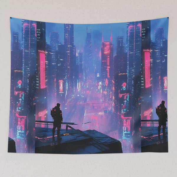 Item preview, Dystopian World: Cyberpunk City designed and sold by bapupa.