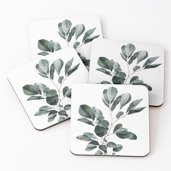 Item preview, Watercolor Eucalyptus Branch designed and sold by SolaoLab.