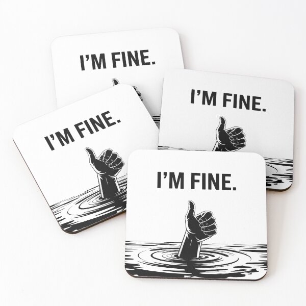 Item preview, Im Fine Thumbs Up designed and sold by MaxxerDesigns.