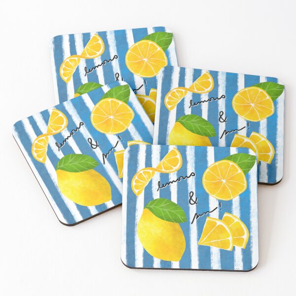 Item preview, Lemon Sun: Mediterranean Summer Vibes” Wall art   designed and sold by BeUniqueByRomy.