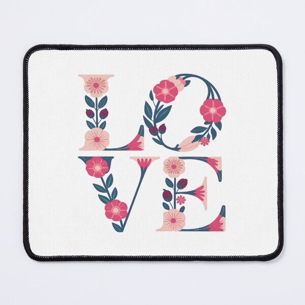 Item preview, Love Floral Letters designed and sold by CraftyBloom.