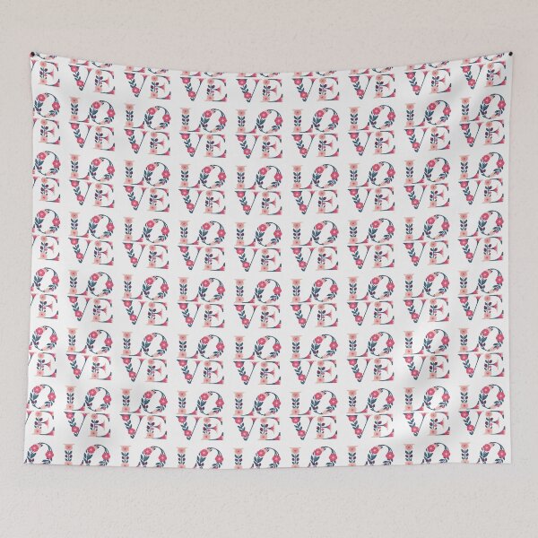 Item preview, Love Floral Letters designed and sold by CraftyBloom.