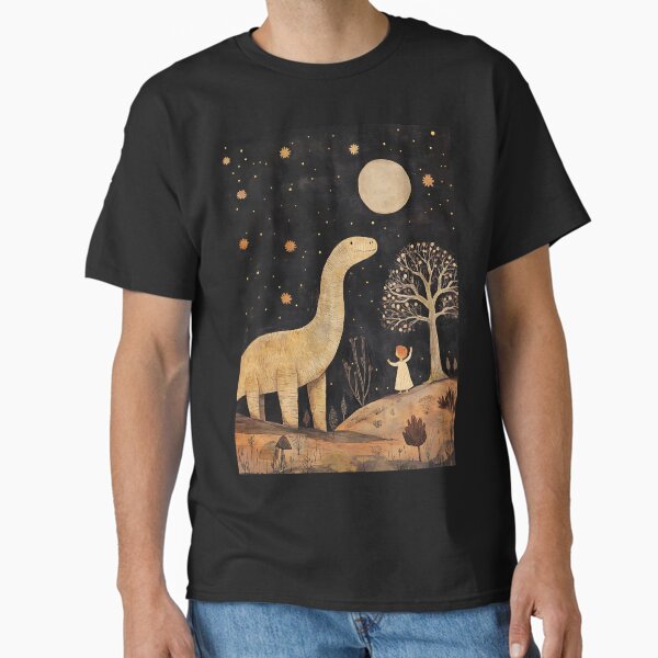 Vista previa del artículo con la obra «Dinosaurio caprichoso: amigo mágico prehistórico», diseñado y vendido por bapupa.