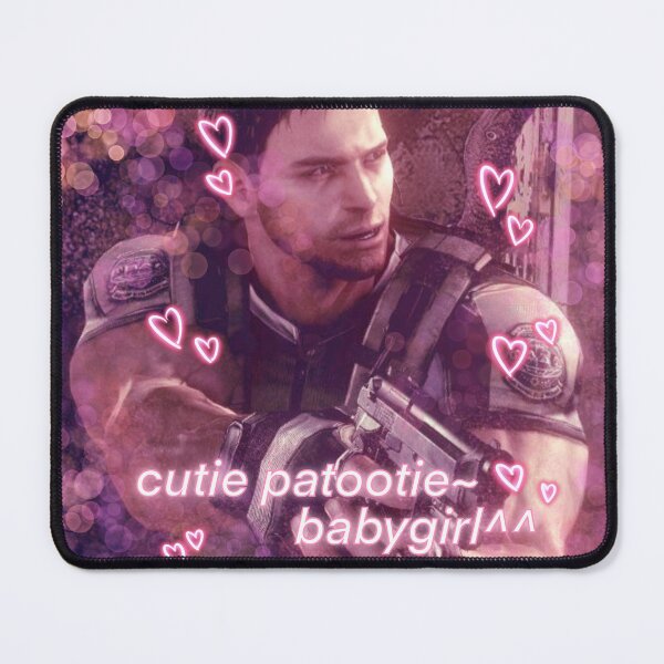 Item preview, Pink Cutie Patootie Chris Redfield babygirl resident evil designed and sold by tigerrrcat.