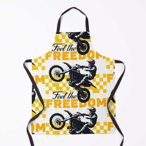 Item preview, Feel the FREEDOM Yellow Checkered Wheelie Adventure designed and sold by SplashTastic.
