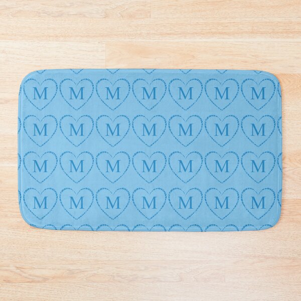 Item preview, Cute Blue Heart & Monogram Letter "M" Charm designed and sold by WD-Artist.