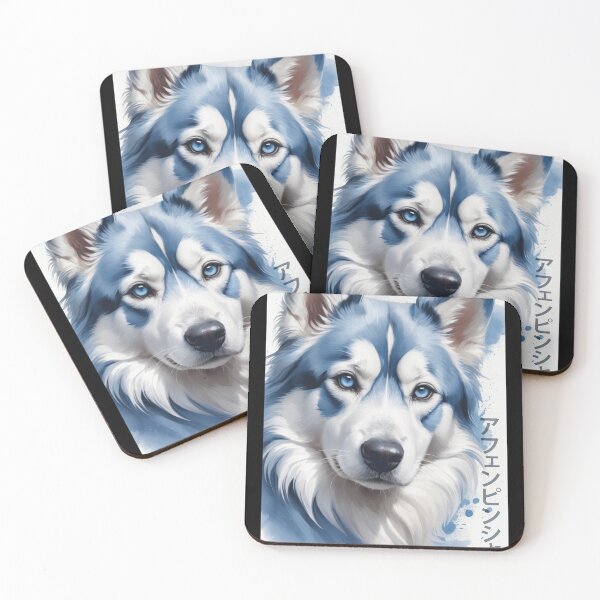 Item preview, Siberian Blue faithful dog designed and sold by caperaerik.