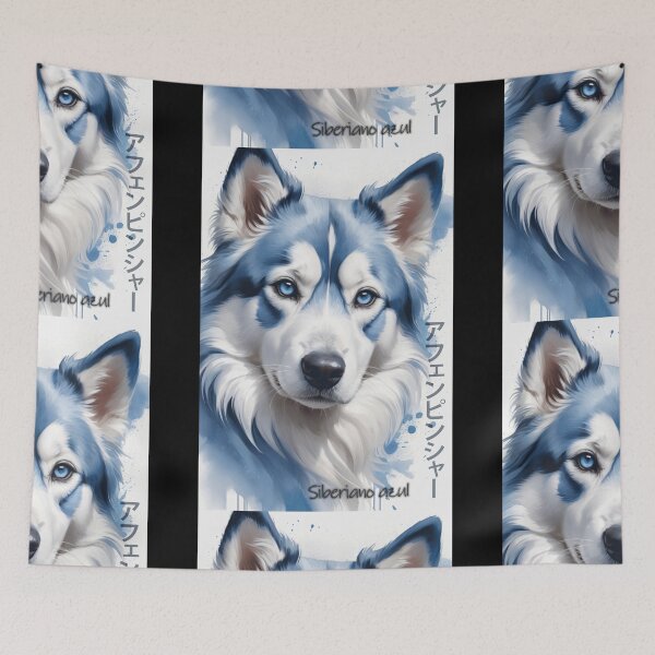 Item preview, Siberian Blue faithful dog designed and sold by caperaerik.