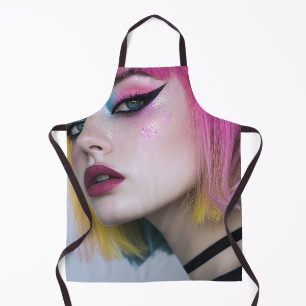 Item preview, Bold makeup vibrant hair designed and sold by anytka.
