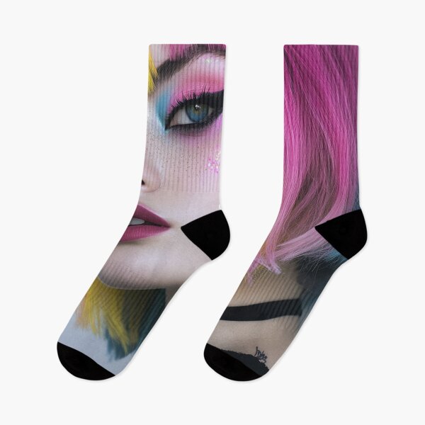 Item preview, Bold makeup vibrant hair designed and sold by anytka.