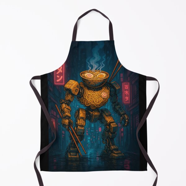 Item preview, Ichiran Ramen Mech: Guardian of Neo-Tokyo designed and sold by POD DYNASTY.