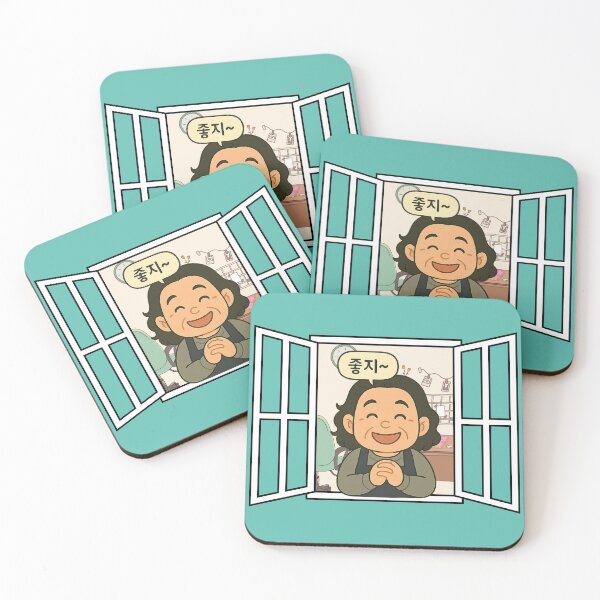 Item preview, “좋지~” Korean Meme Art | Cute Window Character Greeting designed and sold by Nadia-joy.