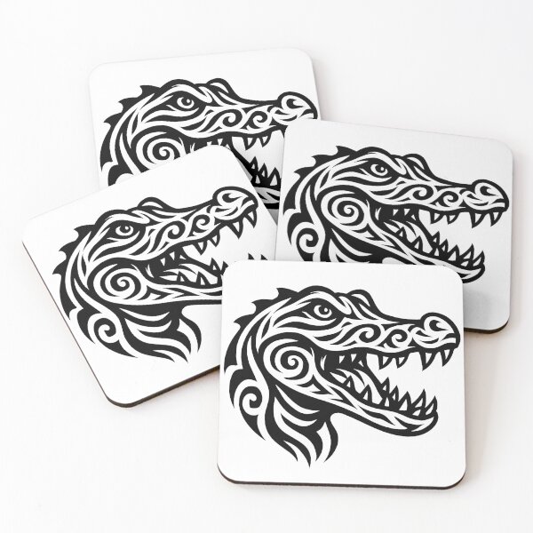 Item preview, Tribal crocodile  designed and sold by SpectrumShine.