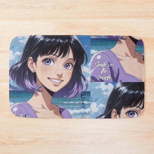 Item preview, Smile on the beach - sexy anime designed and sold by anime-black.
