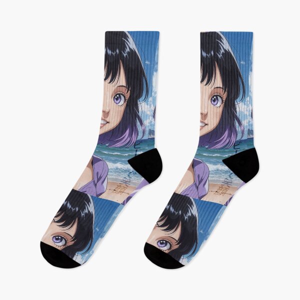 Item preview, Smile on the beach - sexy anime designed and sold by anime-black.