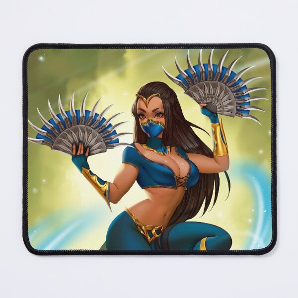 Item preview, Kitana pin-up designed and sold by Didi Lune Studio.
