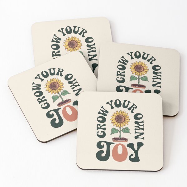 Item preview, Grow Your Own Joy – Flower and Positive Thinking designed and sold by FrenchTouch77.