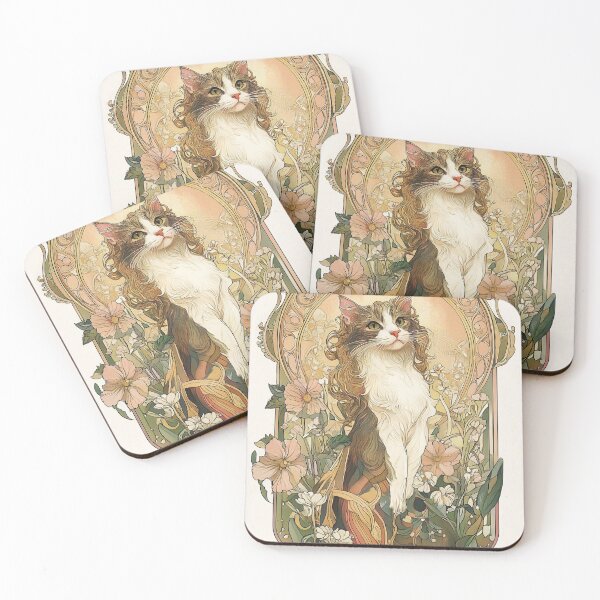 Item preview, Cats of Art Nuvo | Maine Coon_02 designed and sold by TailTalesJP.