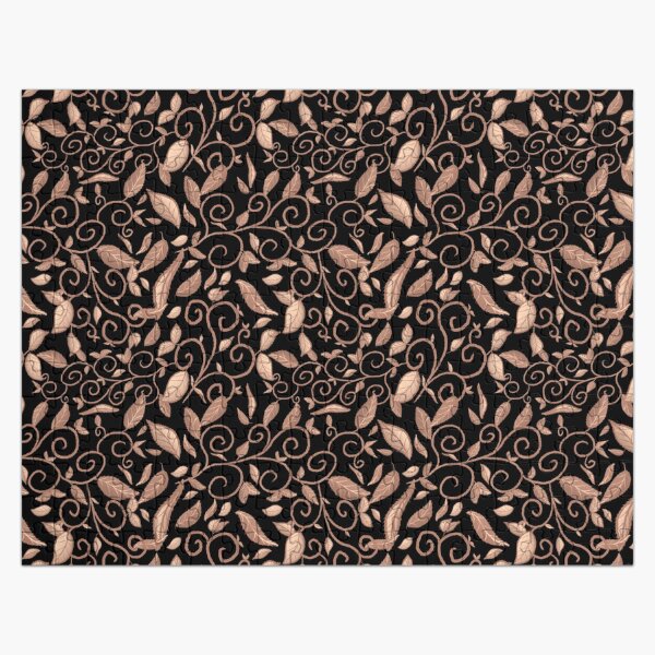 Item preview, Enchanted Foliage - Midnight Black designed and sold by holu_designs.