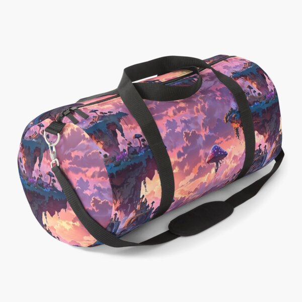 Item preview, Floating Fantasy Islands with Mushrooms and Sunset Sky designed and sold by CoolPixels.