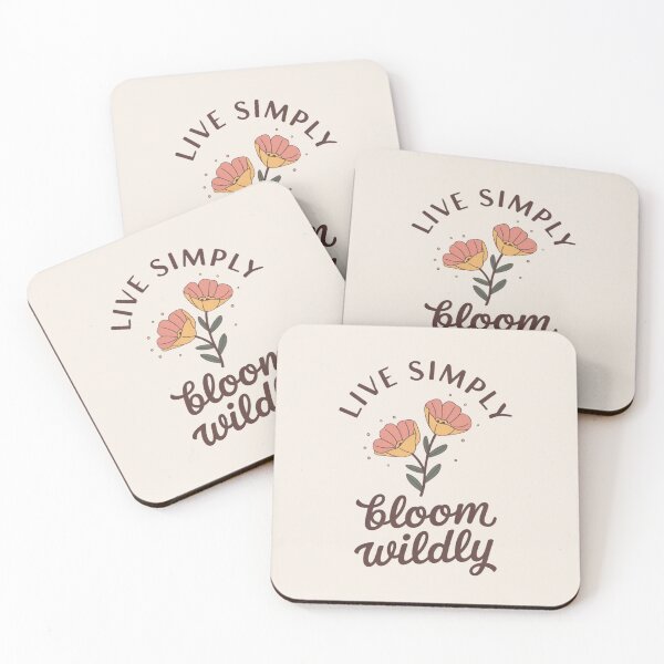 Item preview, Live Simply, Bloom Widely – Live simply and bloom widely designed and sold by FrenchTouch77.