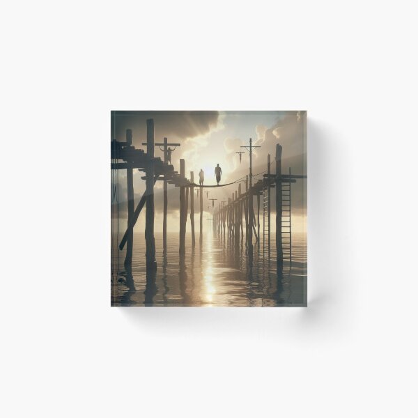 Item preview, The Journey of Souls Tags: silhouette, figures, bridge designed and sold by Every Knee.