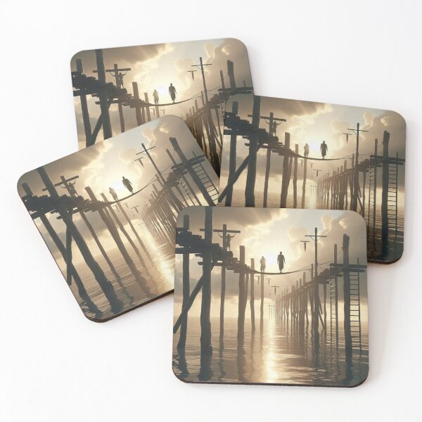 Item preview, The Journey of Souls Tags: silhouette, figures, bridge designed and sold by Every Knee.