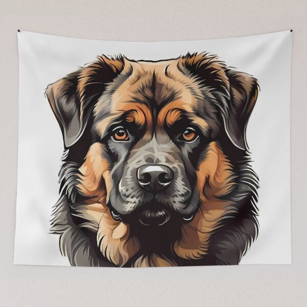 Item preview, Estrela Mountain dog head designed and sold by SolaoLab.