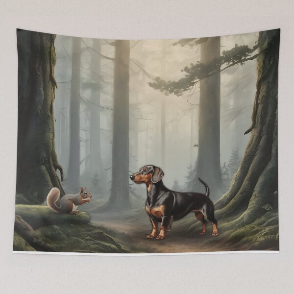 Item preview, Dachshund Forest Friend  designed and sold by NikkiBear67.