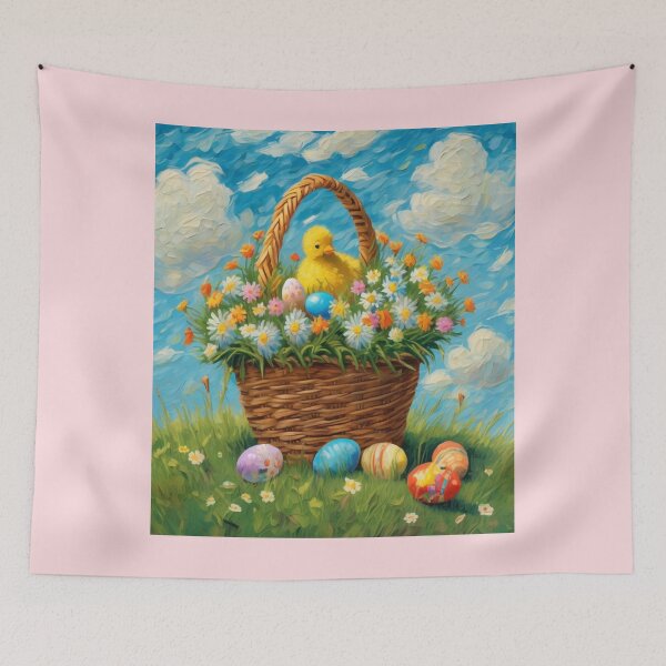 Item preview, "Easter Blossoms: A Basket of Joy and Renewal" designed and sold by Artisticanvas.