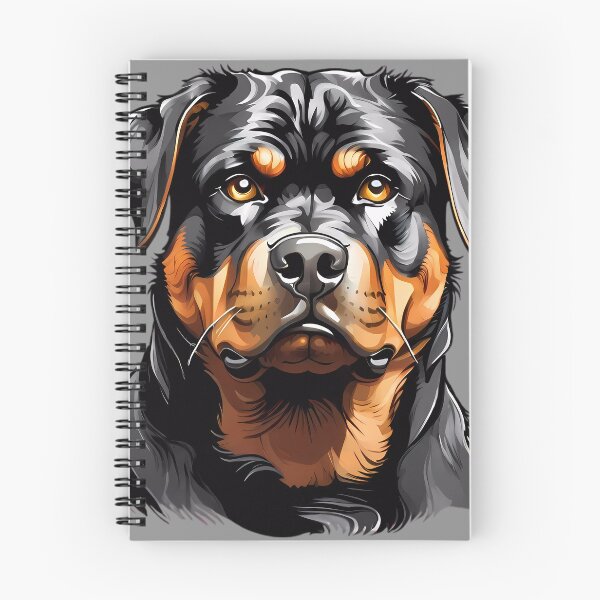 Item preview, Rottweiler dog head designed and sold by SolaoLab.