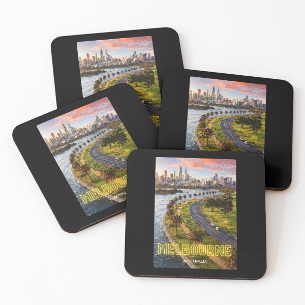 Item preview, Melbourne Skyline – Iconic Australia Cityscape Art designed and sold by twentytwo ART souvenir designs.