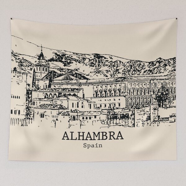 Item preview, Alhambra - Spain designed and sold by Lakeric Cityscapes.