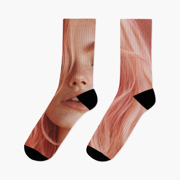 Item preview, Portrait of a model with pink hair designed and sold by anytka.