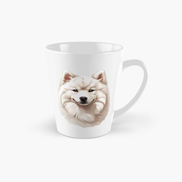 Item preview, Samoyed dog head designed and sold by SolaoLab.