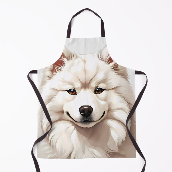 Item preview, Samoyed dog head designed and sold by SolaoLab.