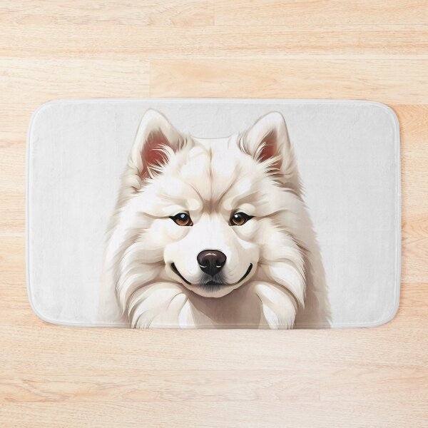 Item preview, Samoyed dog head designed and sold by SolaoLab.