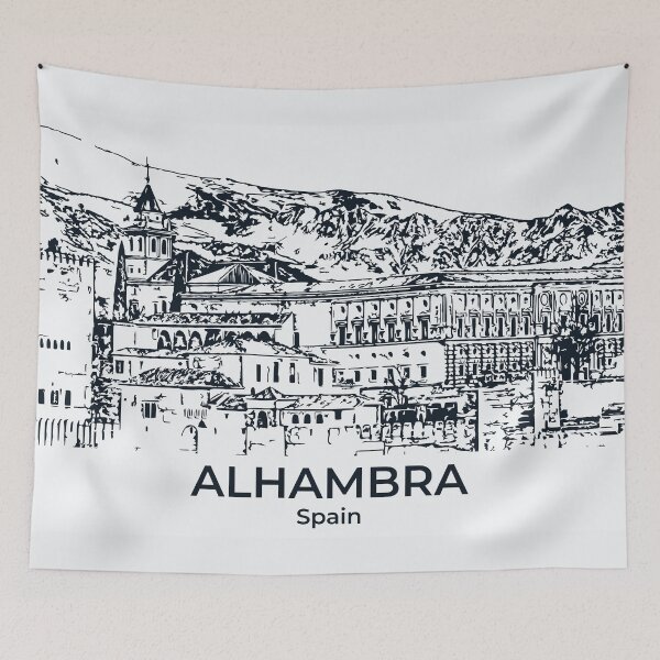 Item preview, Alhambra - Spain designed and sold by Lakeric Cityscapes.