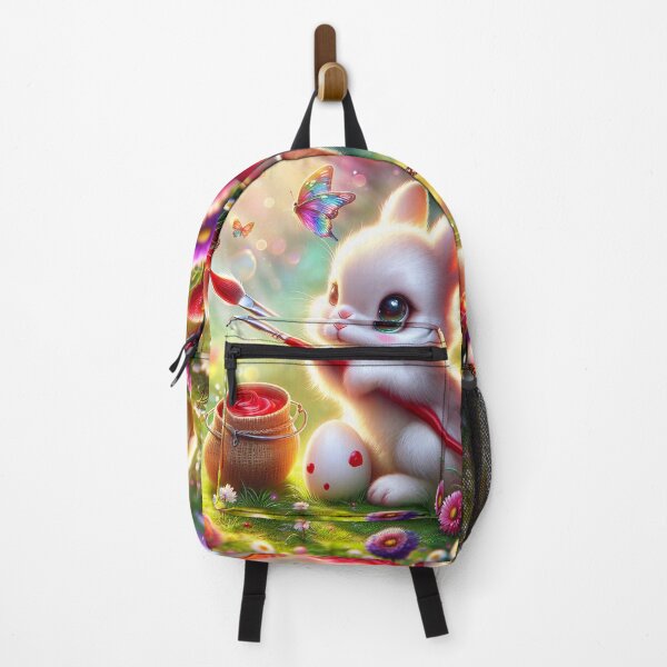 Item preview, Baby Bunny Painting an Easter Egg designed and sold by M-Y-A-R-T-.