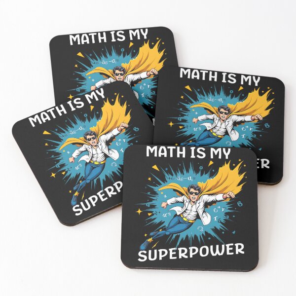 Item preview, Math Is My Superpower – Funny Engineering Meme for Nerds designed and sold by Fragy72.
