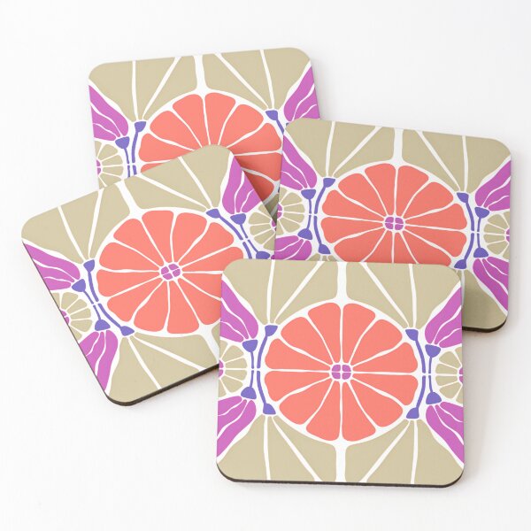 Item preview, Groovy bloom inspired by Matisse floral pattern design designed and sold by Clara Fruggeri.