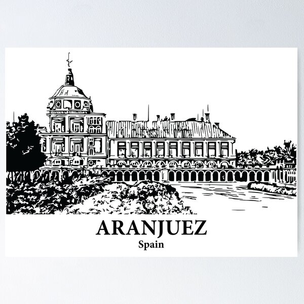 Artikelvorschau, Aranjuez - Spanien entworfen und verkauft von Lakeric Cityscapes.