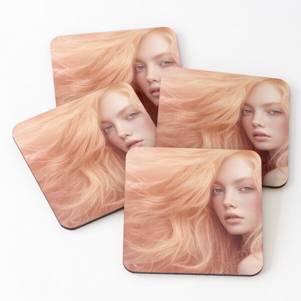 Item preview, Vibrant-haired woman portrait designed and sold by anytka.