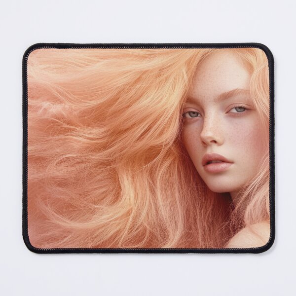Item preview, Vibrant-haired woman portrait designed and sold by anytka.