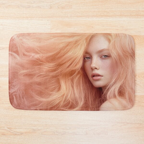 Item preview, Vibrant-haired woman portrait designed and sold by anytka.