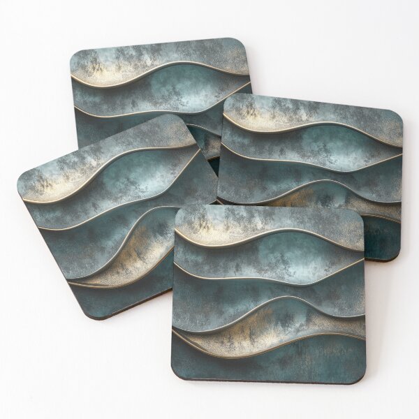 Item preview, Wavy metallic highlights designed and sold by anytka.