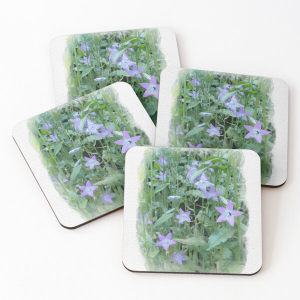 Item preview, Spreading Bellflower Digital Watercolor original artwork designed and sold by paragonDesign28.