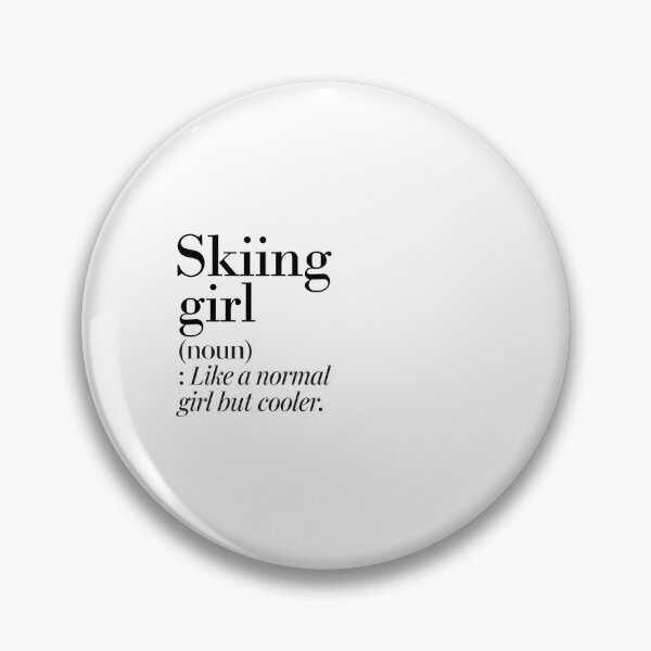Item preview, Skiing Girl Definition - Funny Skiing Lover designed and sold by Watsonarts.