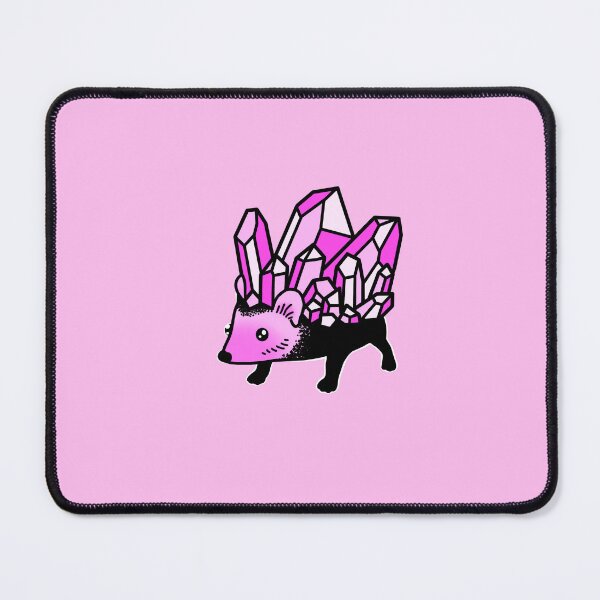 Item preview, Pink crystal hedgehog designed and sold by Shramplet.